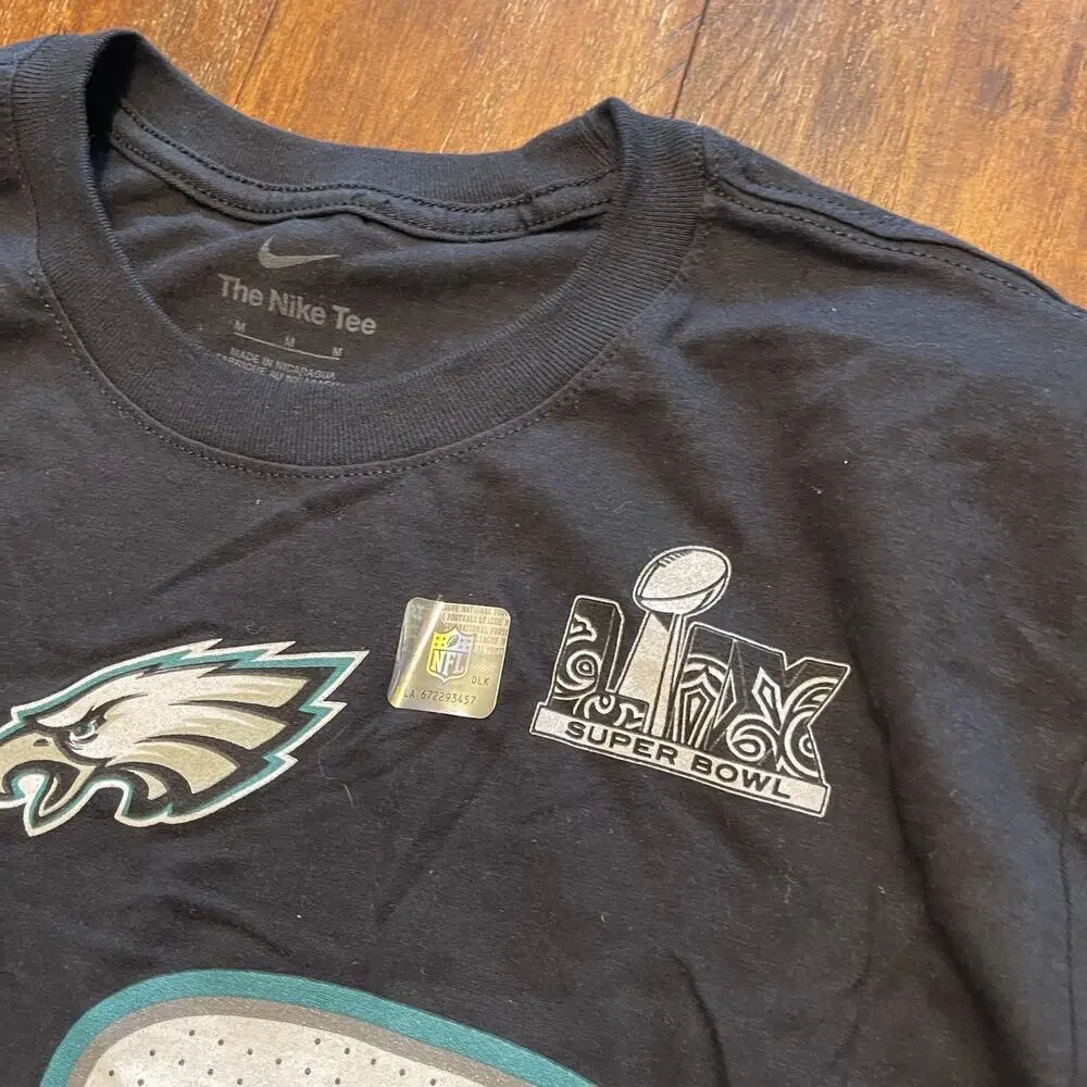 Philadelphia Eagles Shirt Mens Medium NFL Football Super Bowl LII Barkley Nike
